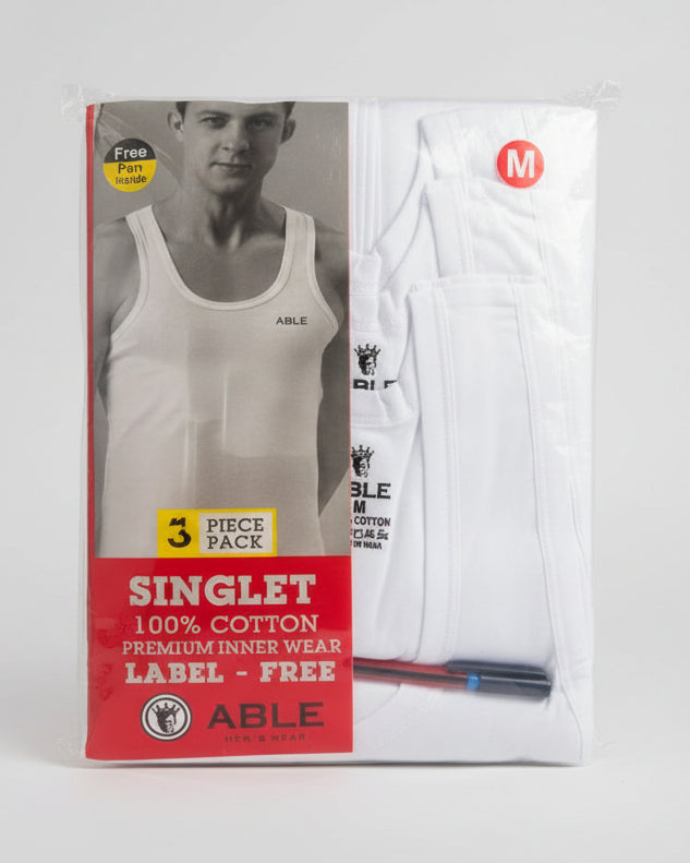 ABLE (3 in 1) Men's singlet | MOQ 100 Pieces
