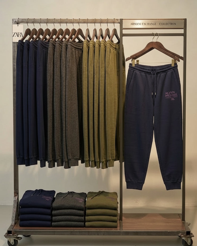 Zara & Armani Exchange Unisex Joggers Collection | MOQ 100 Pieces