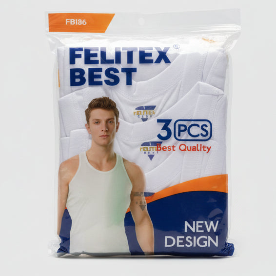 Felitex Best (3 in 1) Men's Singlet | MOQ 100 Pieces