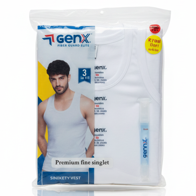 GenX Champion (3 in 1) Men's Singlet | MOQ 100 Pieces