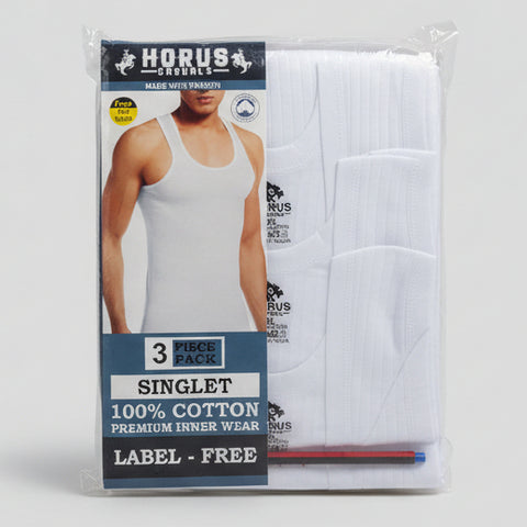 Horus Casuals (3 in 1) Men's Singlet | MOQ 100 Pieces