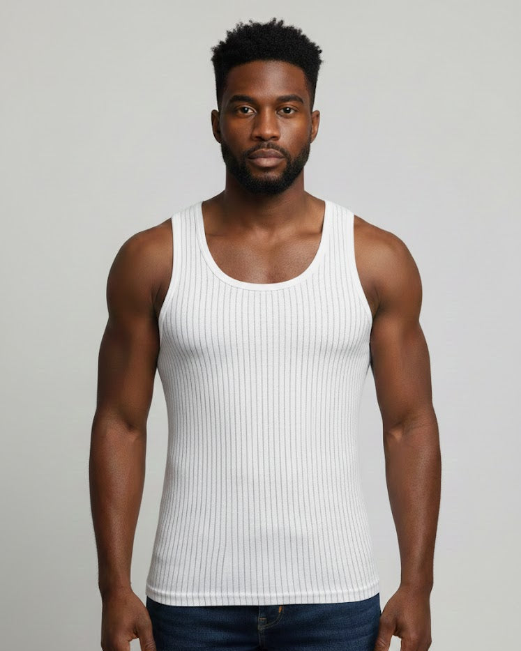 Kings wear Ribbed (3 in 1) Men Singlet | MOQ 100 Pieces