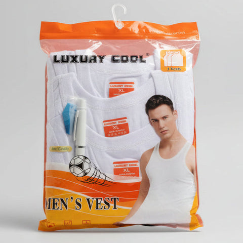 Luxury Cool (3 in 1) Men's Singlet | MOQ 100 Pieces