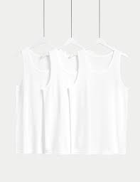 M&S (3 in 1) Men's Classic Sleeveless Vest | MOQ 100 Pieces