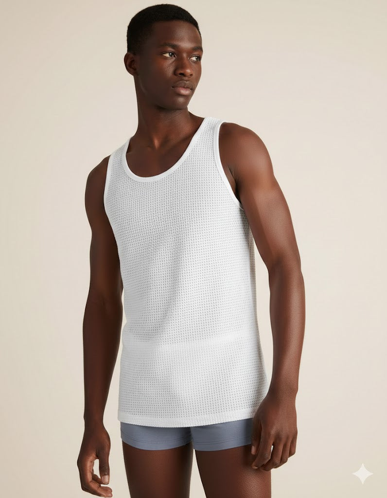 M & S (2 in 1) Pure Cotton Sleeveless Vests | MOQ 100 Pieces