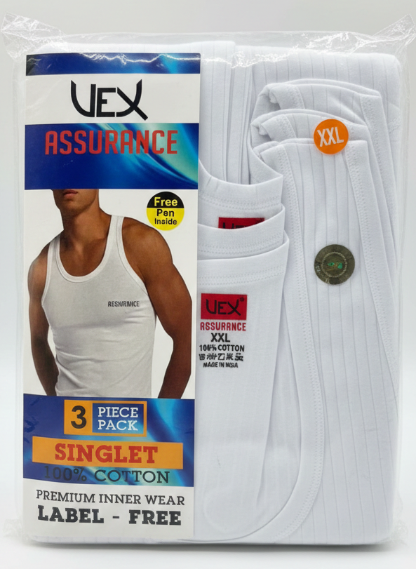 VEX Assurance (3 in 1) Men's Singlet | MOQ 100 Pieces