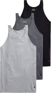 Polo Ralph Laureen (3 in 1 Black White & Gray) Men's Singlet | MOQ 100 Pieces