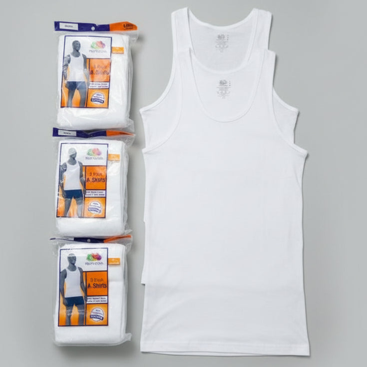 Fruit of Loom (3 in 1) A-Shirts Men's Singlet | MOQ 100 Pieces